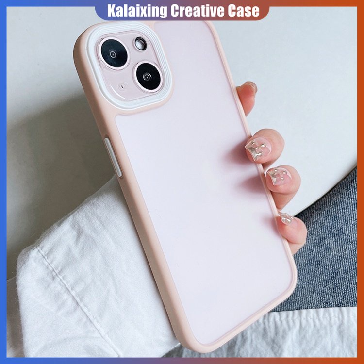 Casing Warna Permen Macaron Untuk iPhone 14pro Max 13Pro Max Anti-Sidik Jari Perlindungan Kuat Tahan Noda Hard Cover