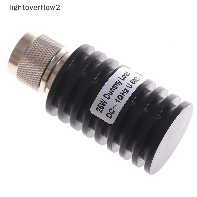 [lightoverflow2] Rf Coaxial 25W U Style UHF PL259 M Male Konektor 50ohm DC-1GHz Dummy Load Plug [ID]