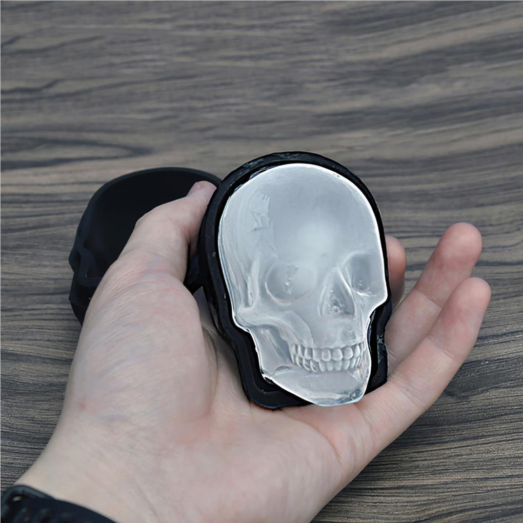 Cetakan Es Silikon Tengkorak Besar 3D Skull Large Mold Ice Tray Skull Es Silikon