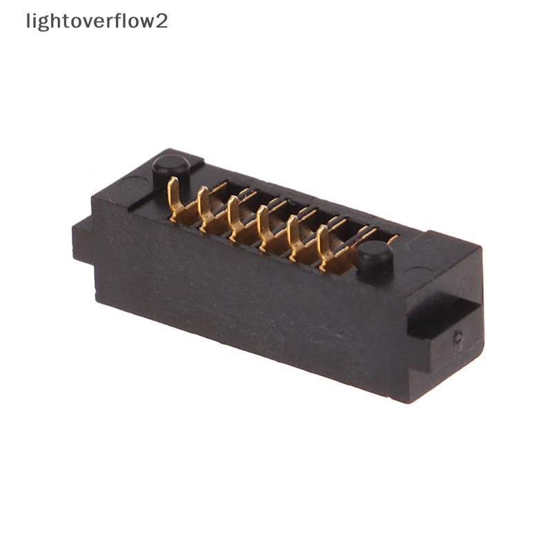 [lightoverflow2] 1pc Konektor Laptop 6Pin Pitch 2.0mm Holder Klip Slot Kontak Colokan Male and Female [ID]