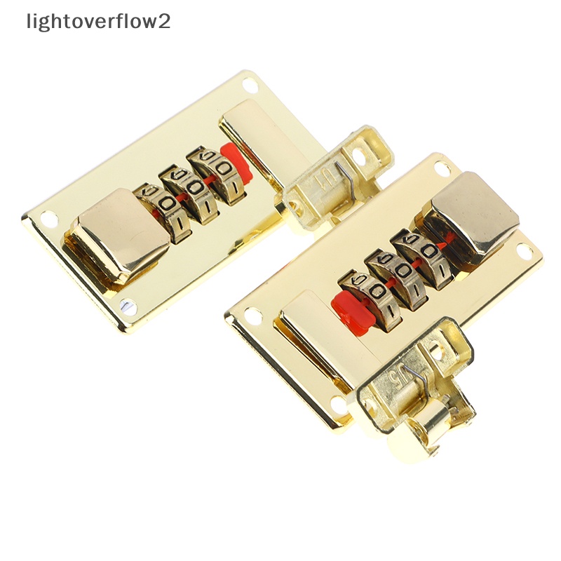 [lightoverflow2] Password Lock Latch Silver Coded Lock Retro Vintage Kotak Perhiasan Tempat Hadiah [ID]