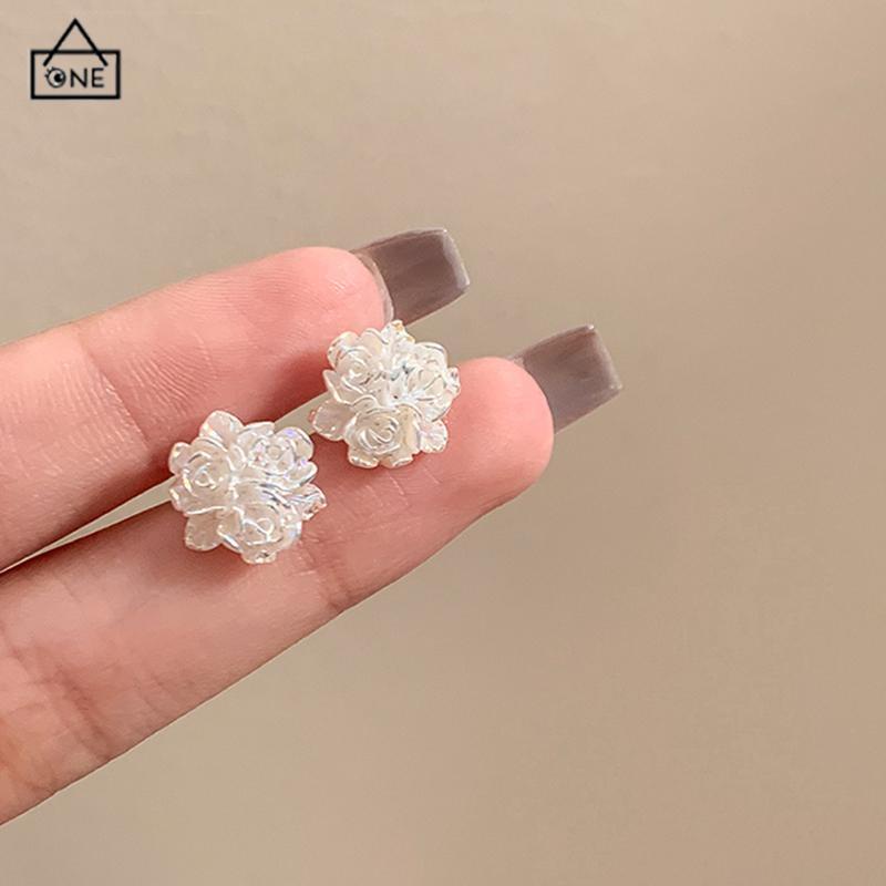 COD❤️Anting-anting 925 Desain Sterling Silver Fashion Rose Anting-anting Premium Merasa Temperamen-A.one