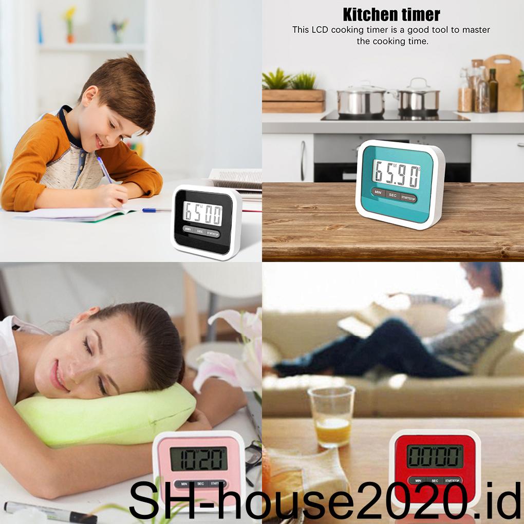 Jam Alarm Timer Dapur Multifungsi Dengan LCD Home Cooking Praktis