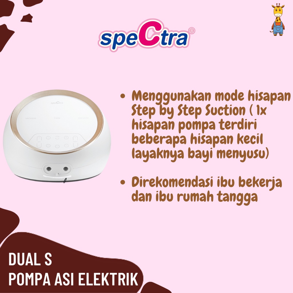 Spectra Pompa ASI Elektrik Dual S - Electric Breast pump