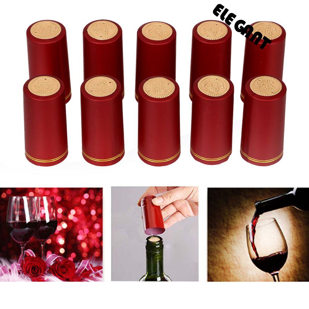 [Elegan] Penutup Botol Wine Portable 10pcs Wine Kitchen Bar Aksesoris Barware Bottle Plug