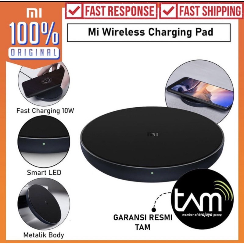 Xiaomi Mi Wireless Charging Pad 10W - Wireless Charger Original TAM Xiaomi