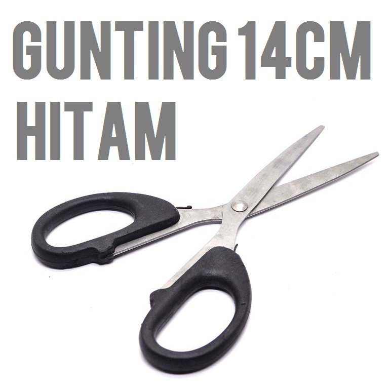 

(H4) GUNTING HITAM 14CM 15CM 5,5INCH tajam grade a besar stainless steel stainles