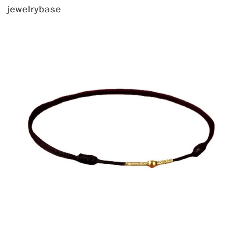 [jewelrybase] Fashion Handmade Gelang Tali Merah Beruntung Bangle Wanita Pria Pecinta Sahabat Beruntung Gelang Kaki Ukuran Adjust Butik