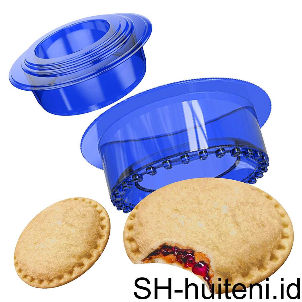 5pcs/set Sandwich Sealers DIY Cetakan Pembuat Roti Bulat Lunchbox Cetakan Kue