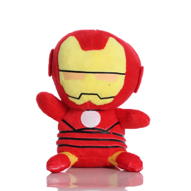 Film Marvel's The Avengers Mainan Mewah Captain America Iron Man Spider Man DC Batman Superman Boneka Mainan Lembut Untuk Anak Hadiah