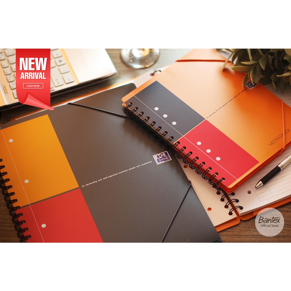 

[BMS Bekasi] Oxford Buku Catatan Spiral Bergaris Kotak Untuk Meeting / International Meetingbook Ukuran A4+ - 100100362