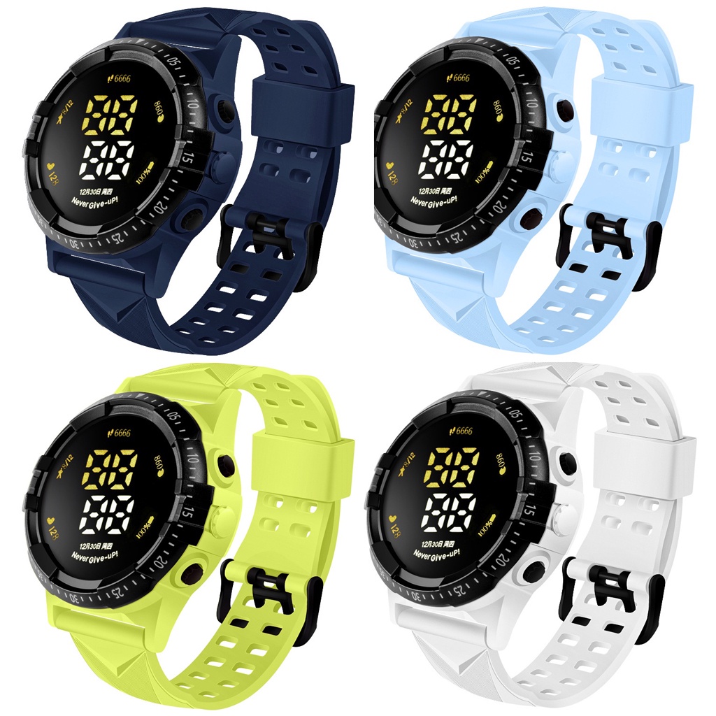 ❤️GTB❤️ Jam Tangan Digital Sport Watch LED Large Screen Sweatproof Multifunctional JT058