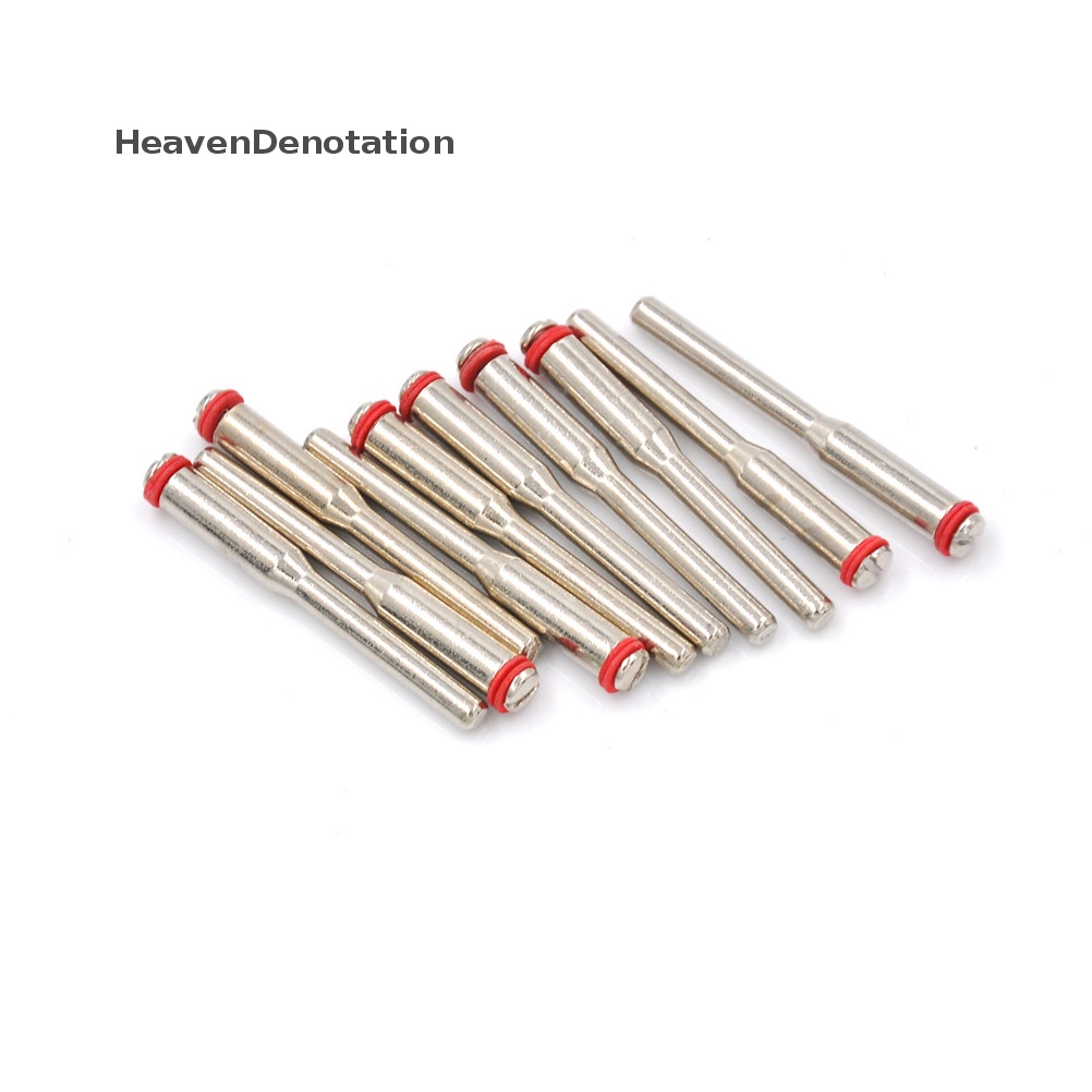 [HeavenDenotation] 10pcs 3.175mm Clamping Connecg Lever Polishing Wheel Holder Rotary Alat HDV