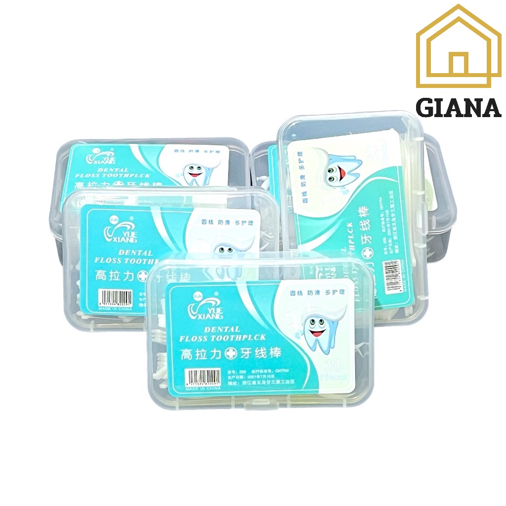 Dental Floss Benang Pembersih Sela Gigi isi 30 Pcs dan 50 Pcs