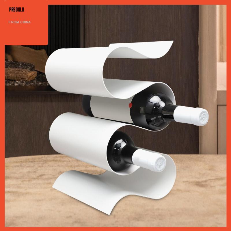 [Predolo] Rak Free Standing Display Stand Tabletop Metal Tempat Botol