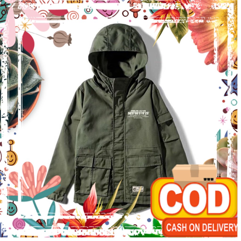JAKET PARKA PRIA FORCE BABY CANVAS/ Kualitas Premium