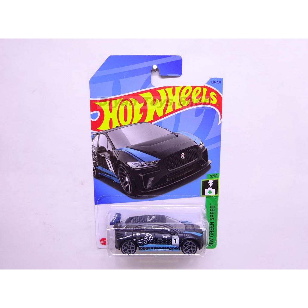 Hot Wheels Jaguar I-Pace eTrophy Hitam No. 1