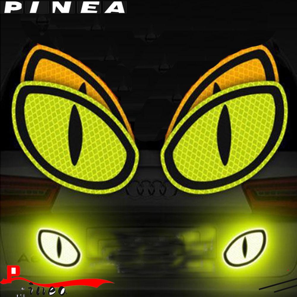 Stiker Reflektif Mobil Nanas Dekorasi Strip Bumper Pintu Waterproof Warning Tape