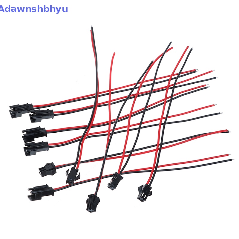 Adhyu 15cm 10Pcs Konektor Kawat JST SM 2pins plug male to female Panjang ID