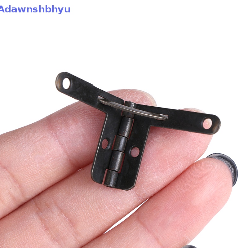 Adhyu 10pcs 90pcs° 22 * 28MM Kotak Sudut Mendukung Engsel Untuk Perhiasan Wine Case ID