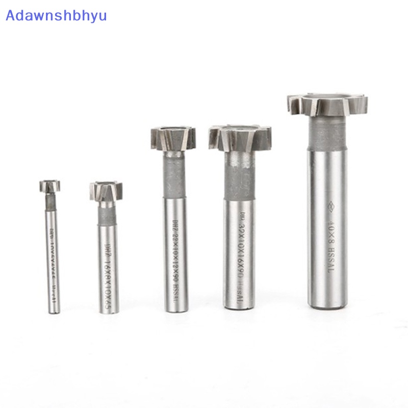 Adhyu T Slot Milling Cutter Untuk Metal HSS Woodruff Key Seat Router Bit High Speed Steel ID