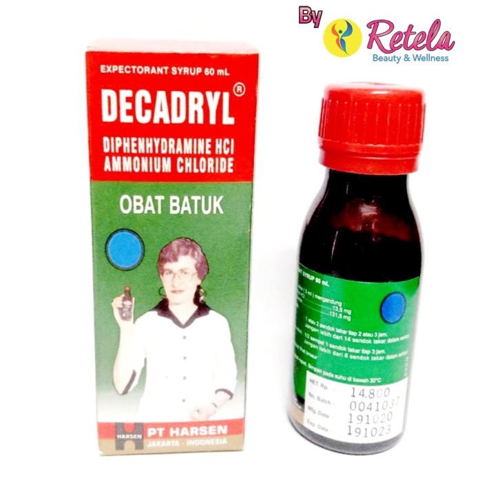 DECADRYL EXPECTORANT SYRUP 60ML