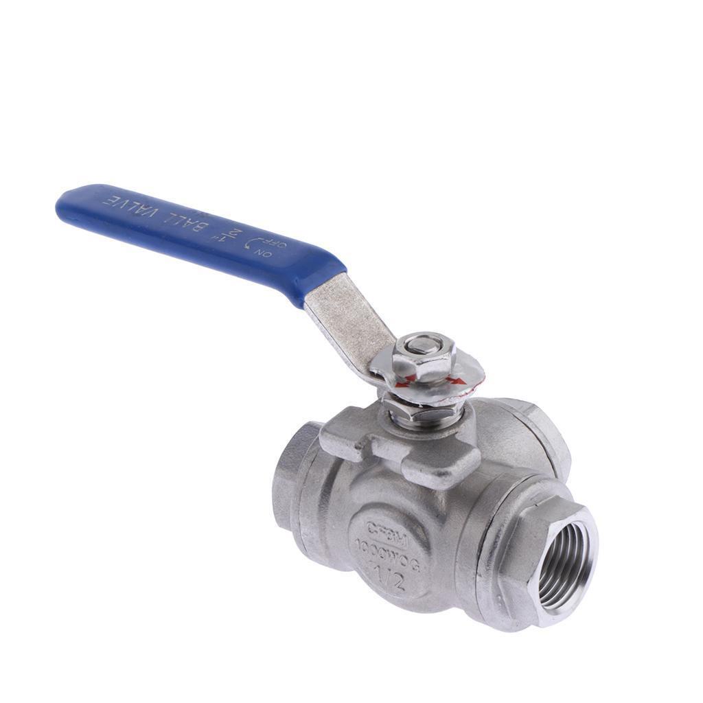 Ball Valve 3arah Stainless Steel 304untuk Steam Gas Air DN15