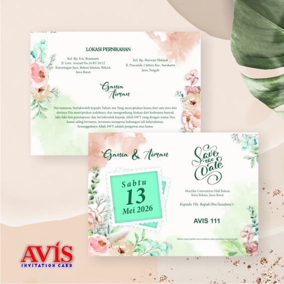AVIS 111 Blanko Undangan