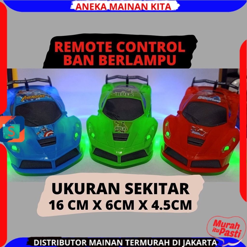 Mobil Remote Control Sedan Racing Ban Berlampu New Edition