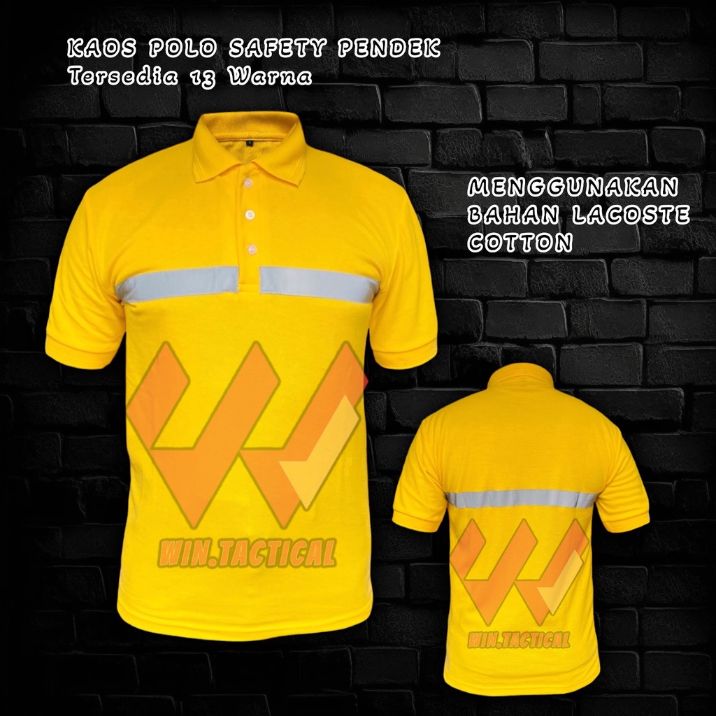 KAOS SAFETY FIRST KAOS KERAH SAFETY FIRST SKOTLIGHT CUSTOM KAOS POLO PERUSAHAAN