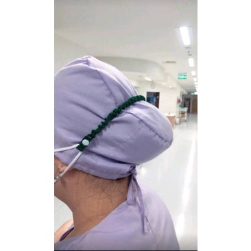 KONEKTOR MASKER UNTUK HIJAB/TALI SAMBUNG MASKER/TERLARIS/JAWA TIMUR /POLOS KERITING (C-1)