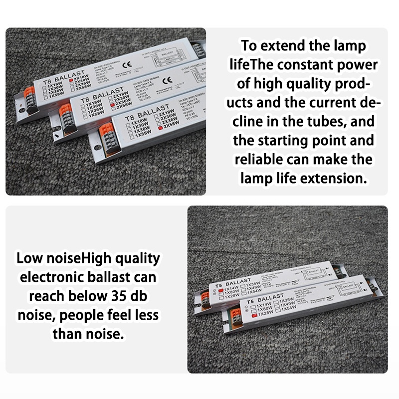 Travo Ballast Electronic T8 Adaptor Ballast Lampu Neon 18/30/58W