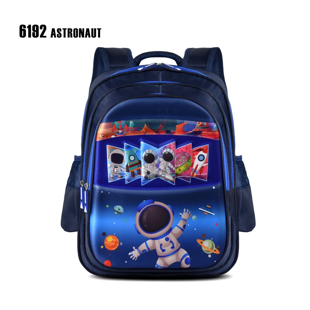 (RF) Tas Ransel Sekolah Cartoon 6192-16 Inch Tas Anak-Anak SD Laki-Laki Dan Perempuan Tas Punggung Cartoon