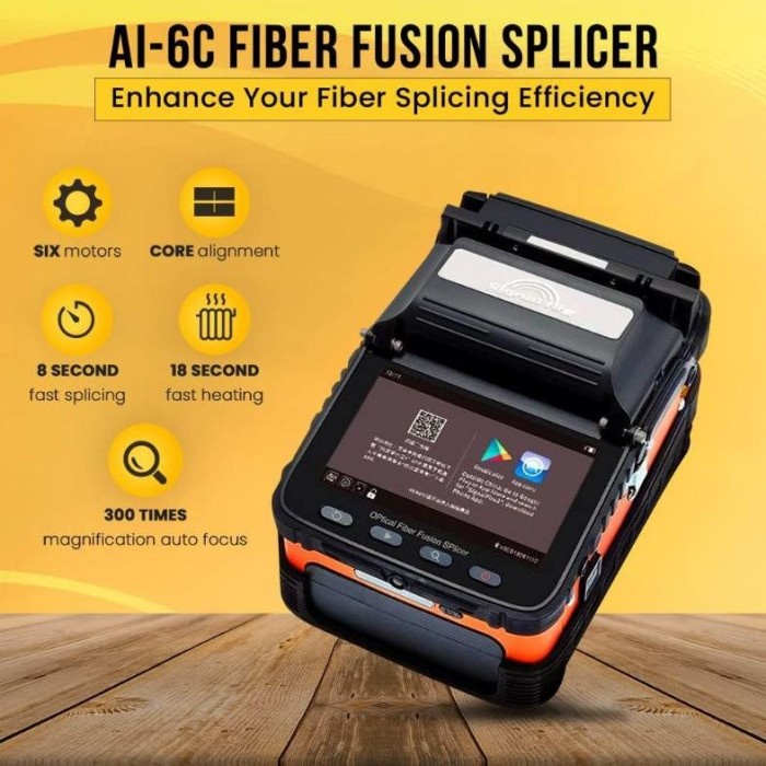 HSAirPo AI6 Fusion Splicer Automatic Signal Fire AI-6 N