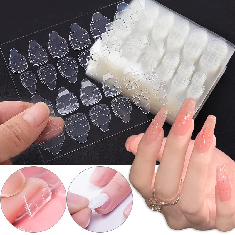 [Unggulan] 1pc Wearable Lem Jelly Kuku Palsu Upgrade Super Tipis Viscose Lem Stiker Dua Sisi Tempel Yang Dapat Dilepas Lem Kuku Perekat Tinggi DIY Manicure Tools Aksesoris Kuku