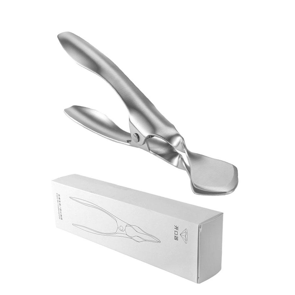 Alat Pembuka Durian Jepit Manual Semangka Shelling Grip Tang Ergonomis Halus Stainless Steel Untuk Hadiah Toko Buah
