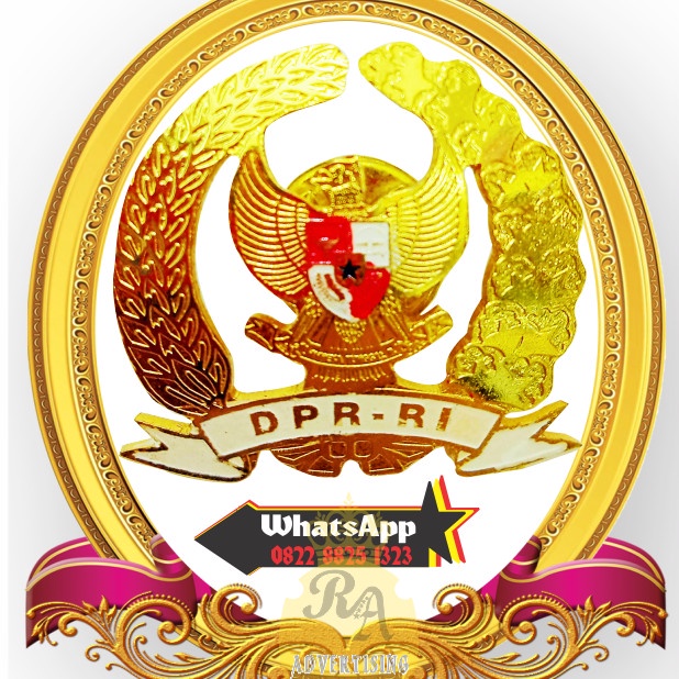 

pin dpr ri Kuningan sepuh emas