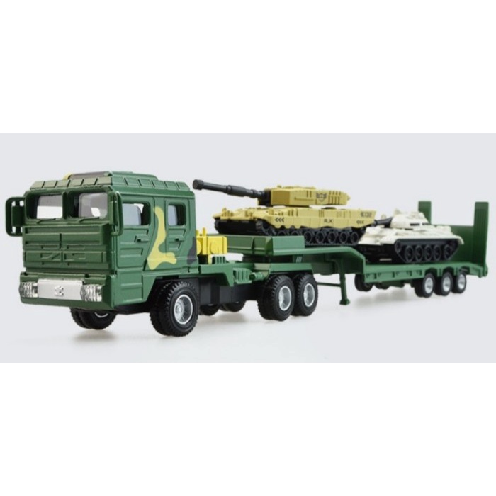 Diecast Military Transport Vehicle KDW Kaidiwei Military series - Putih