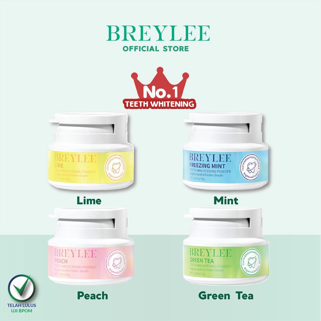 BREYLEE TEETH BRIGHTENING POWDER 30gr