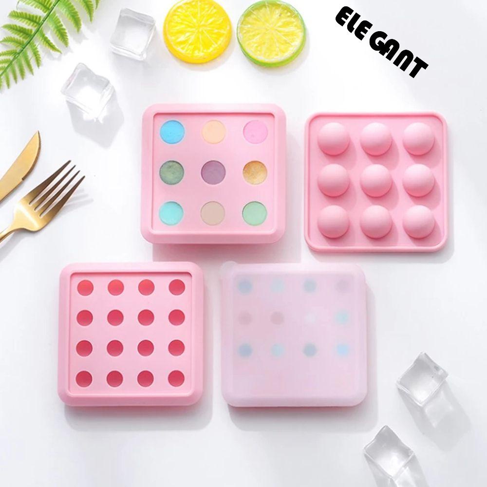 [Elegan] Cetakan Es Hoki Tahan Lama Dengan Penutup DIY Silika Gel Mutiara Teh Susu Mooncake Alat Dapur