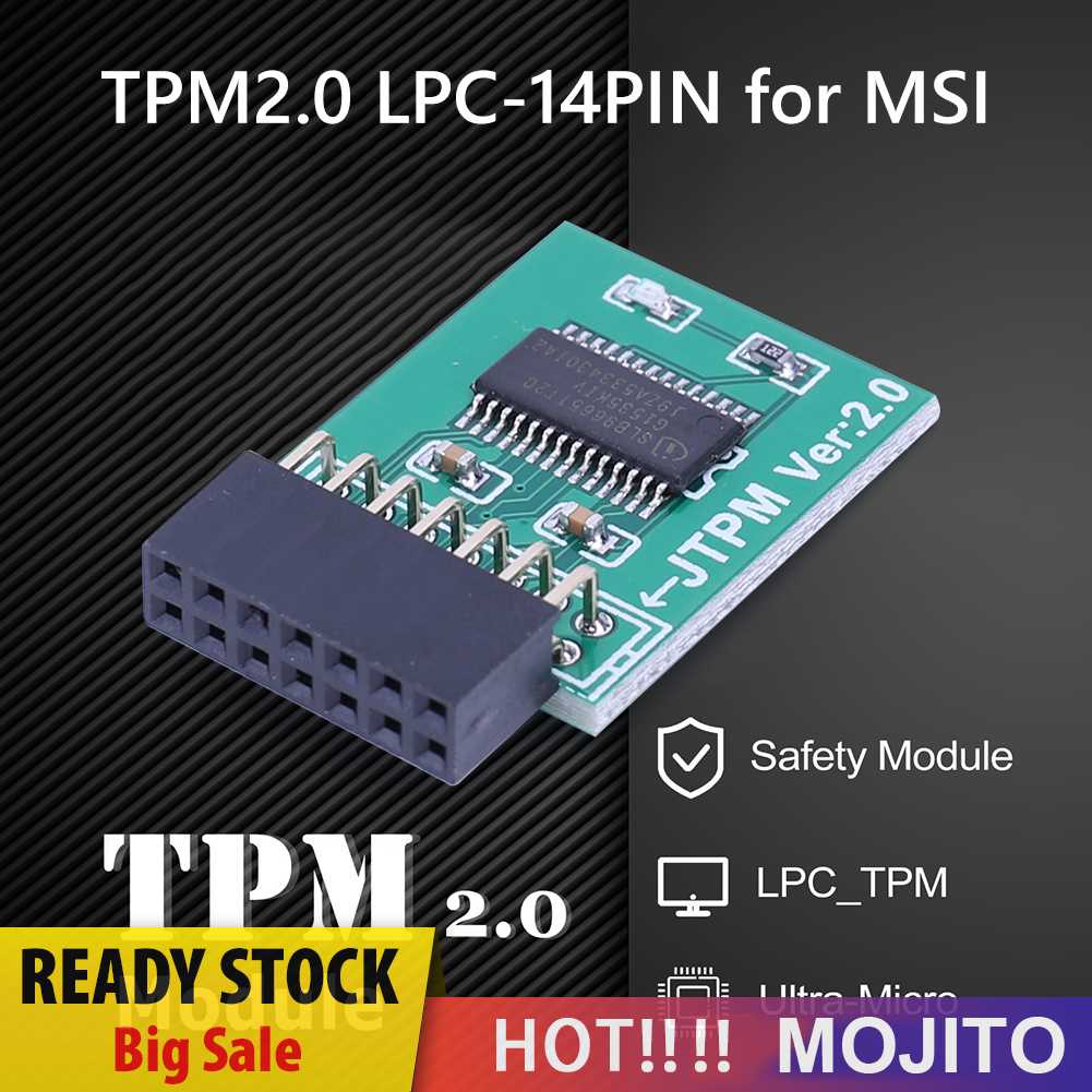 Modul Suku Cadang Pengganti Modul Keamanan Enkripsi TPM2.0 Untuk Motherboard MSI