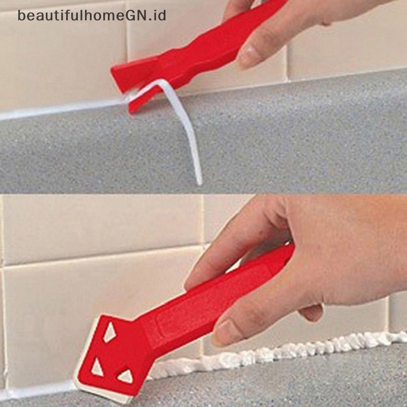 {Cantik} 2pcs Alat Scraper Kaca Pintu Jendela Caulking Sealant Nat Spatula Tool~