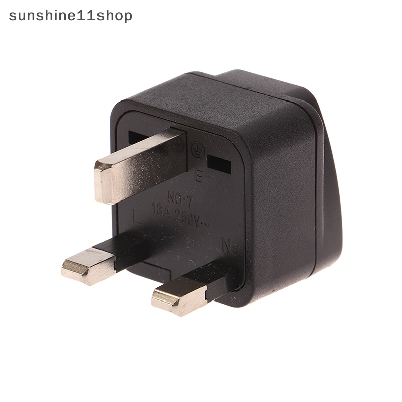Sho Adaptor Colokan UK EU AU US Ke UK Universal Travel Plug Adapter US AU Ke UK Stop Kontak Listrik Power Converter Charger Stopkontak AC N