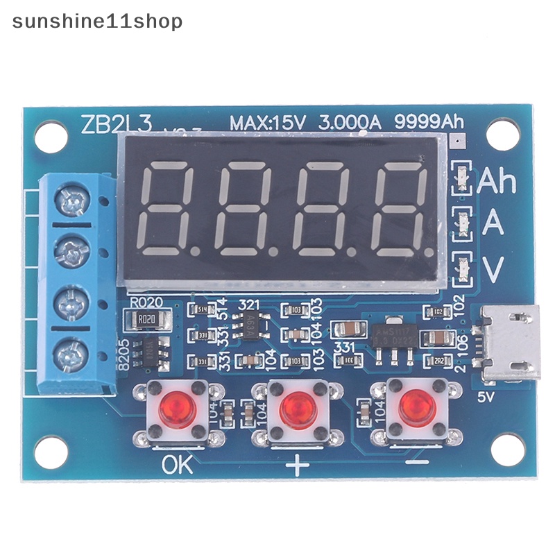 Sho ZB2L3 Capacity Tester Debit Beban Luar 1.2-12V Dengan Dua Resistor N