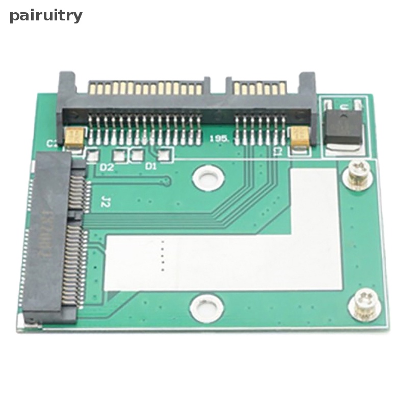 Prt MSATA Ssd To 2.5 ''SATA 6.0gps Adapter Converter Kartu Modul Board Mini Pcie Ssd PRT
