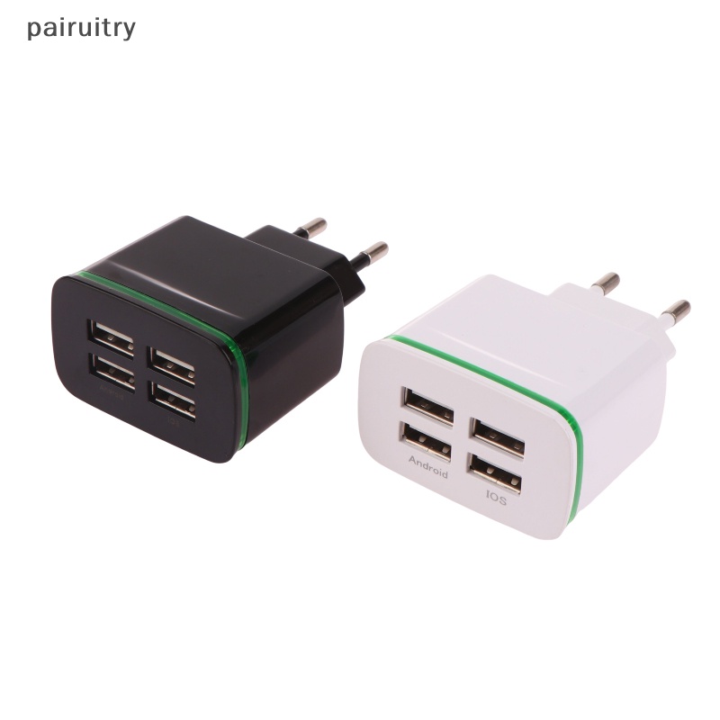 Prt USB Charger 4port Portable Fast USB Charging Universal Travel Adaptor PRT