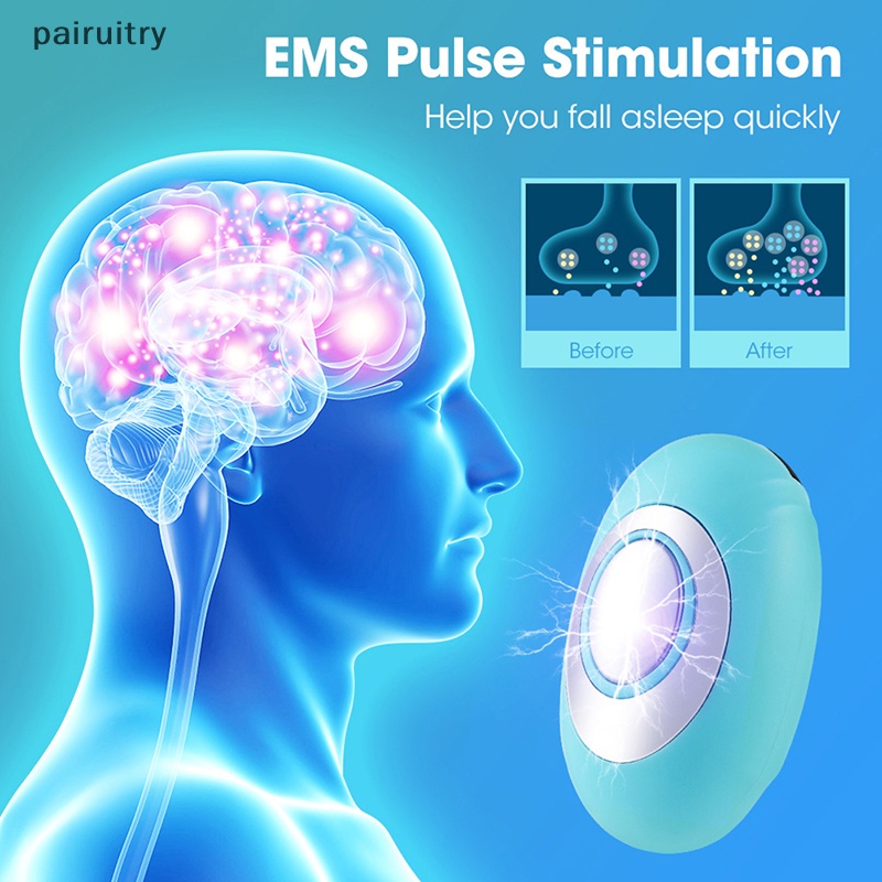 Prt Microcurrent Pulse massage Stimulasi Hipnosis Alat Bantu Tidur Insomnia Device PRT