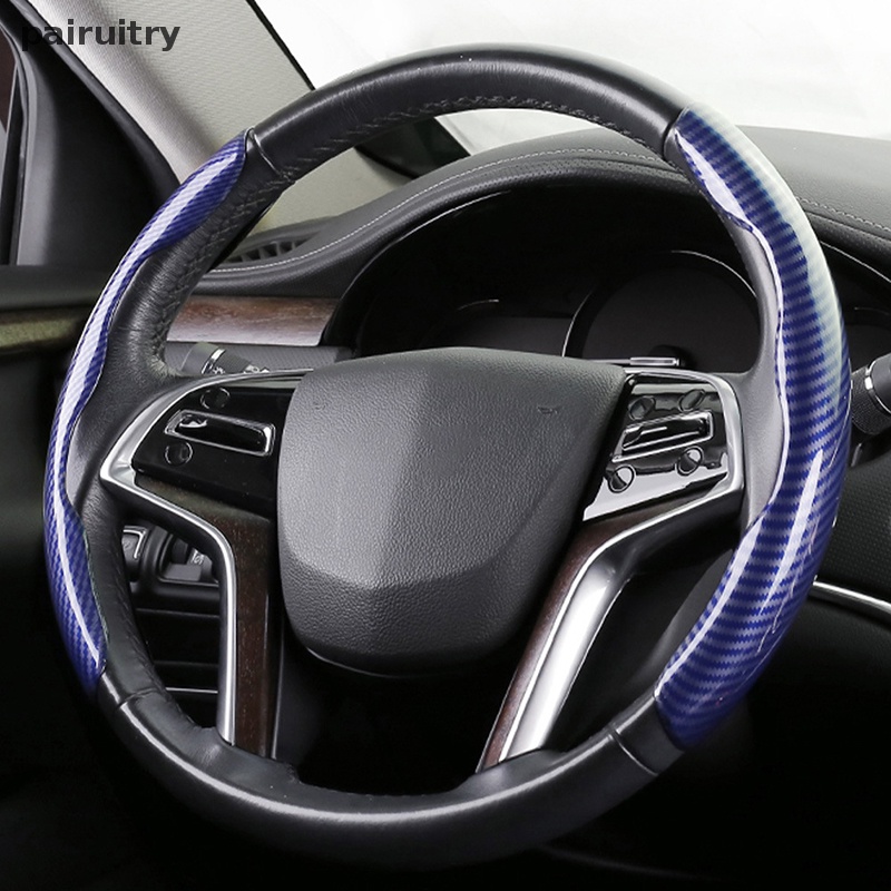 Prt Universal Non-Slip Carbon Fiber Penutup Kemudi Mobil Steering Wheel Booster Cover PRT