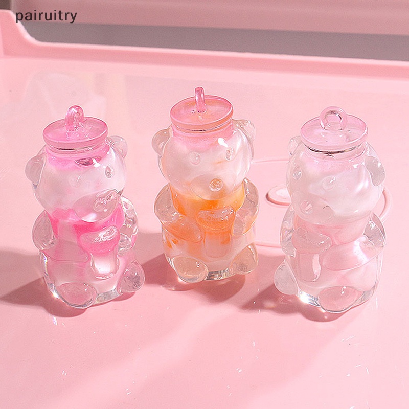 Prt Botol Beruang Resin Mini Luminous Glow In The Dark Miniatur Ornamen PRT