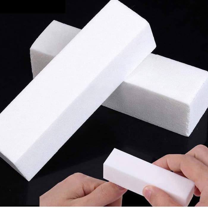 JT - Asahan Kuku White Sanding Block Buffer Block ALAT KIKIR AMPLAS KUKU MANICURE PEDICURE NAIL BUFFER GEL ART TOOL PENGIKIR